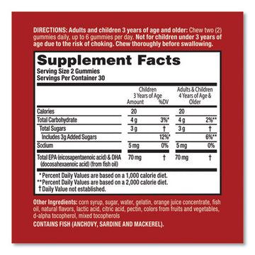 MegaRed® Kids Omega-3 Gummies, 60 Count freeshipping - TVN Wholesale